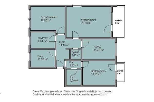 Predaj bytu 4-izbový 129 m², Forststr. 24, Rosenheim, Bavorsko Predaj bytu 4-izbový 129 m², Forststr. 24, Rosenheim, Bavorsko