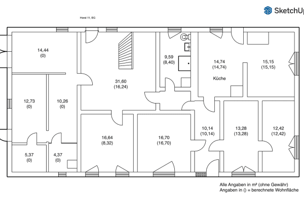 Predaj domu 222 m², pozemek 1.399 m², Horst 11, Hennstedt Predaj domu 222 m², pozemek 1.399 m², Horst 11, Hennstedt