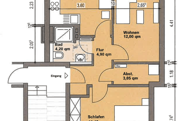 Prenájom bytu 2-izbový 54 m², Donnersbergstr. 33, Frankfurt, Hesensko Prenájom bytu 2-izbový 54 m², Donnersbergstr. 33, Frankfurt, Hesensko