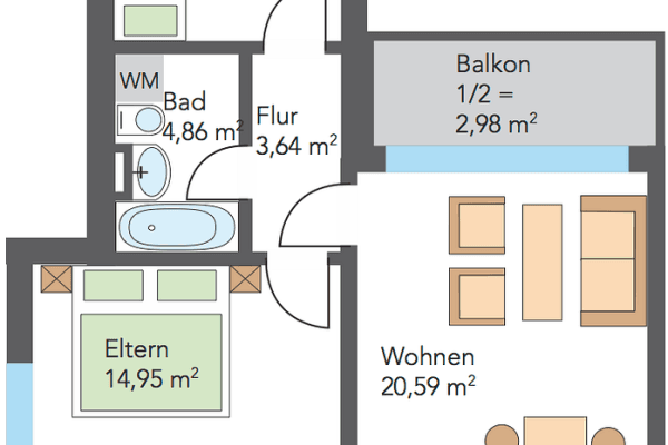 Prenájom bytu 3-izbový 74 m², Dr.-Wachler-Weg 37, Goslar, Dolné Sasko Prenájom bytu 3-izbový 74 m², Dr.-Wachler-Weg 37, Goslar, Dolné Sasko
