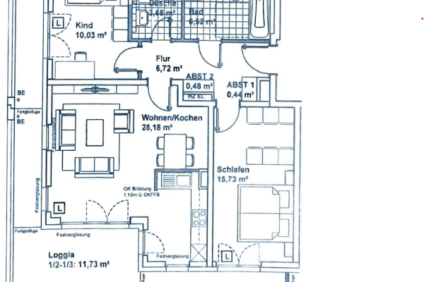 Prenájom bytu 3-izbový 83 m², München, Bavorsko Prenájom bytu 3-izbový 83 m², München, Bavorsko