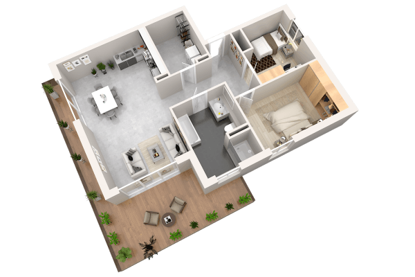 Prenájom bytu 3-izbový 93 m², Nideggen Prenájom bytu 3-izbový 93 m², Nideggen